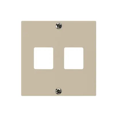 Placca frontale HMS kallysto per 2 moduli beige 