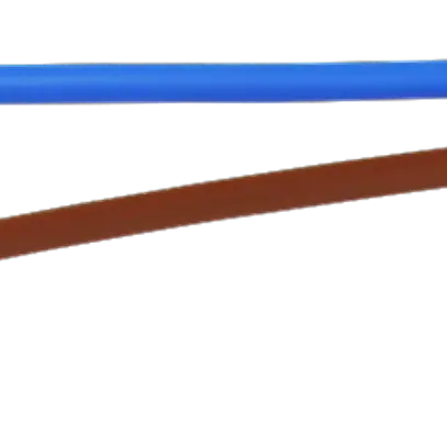 Kabel Td 2×0.75mm² LN schwarz Eca Ring à 100m