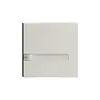 Tasto 1/1 KNX/elettronic.c. LED+cart. EDIZIOdue comando 1×grigio chiaro 