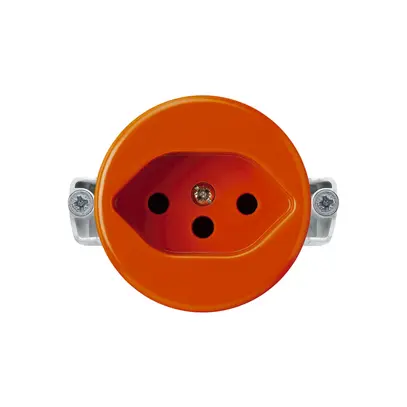 Inserto per presa INC basico tipo 13 arancione 