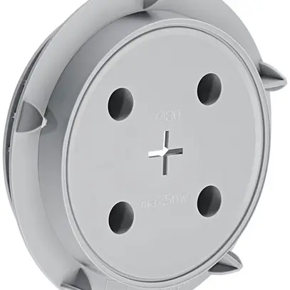 Coperchio per scatola d'incastro HSB Lumina, per LED, Ø 80mm, senza alogeni 