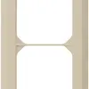 Cadre de recouvrement ENC kallysto.line 2×1 beige 92×152mm 