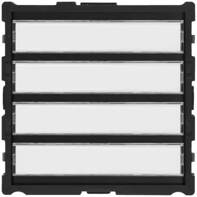 Poussoir d'appel demi-module Hager elcom.one/elcom.modesta a.portenLED p.4appart 