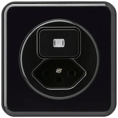 Combinazione luminosa INC A-R/1L+tipo 13 nero basico 