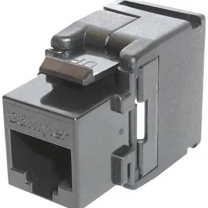 Modulo RJ45 Dätwyler KU-T 1/8 U cat.6 nero senza utensili 