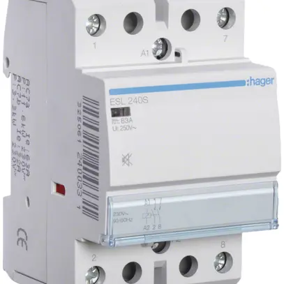 Contacteur AMD Hager ESL 12VAC 2 fermeur 40A sans bourdonnement 3UM 