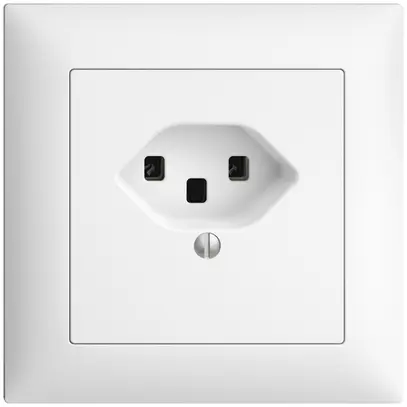 Presa INC EDIZIOdue T23 16A bianco, morsetti a vite 