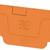 Piastra terminale Weidmüller serie A AEP 4C 1.5 65.7×2.1mm, arancione 