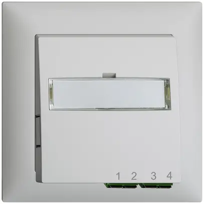 Boîte de raccordement ENC FTTH EDIZIOdue FH 2×LC APC Duplex FMI gris clair 