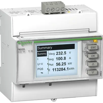 Appareil de mesure AMD Schneider Electric PM3250 THD Modbus RTU 