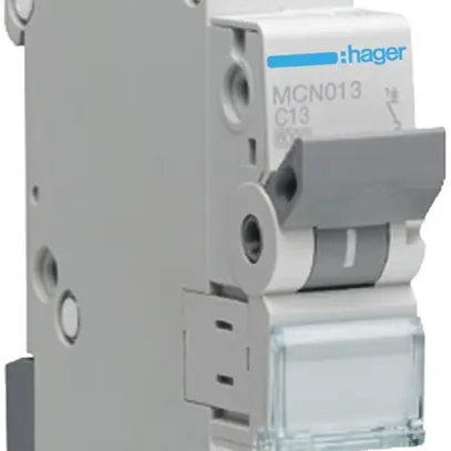 Leitungsschutzschalter Hager MCB 1P 230V Typ C 13A Icn 6kA 1TE 