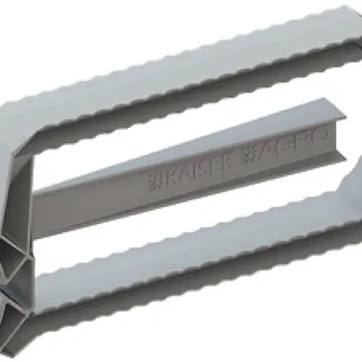 Flügelset AGRO Prefix® 137×59×16mm, hellgrau, 2 Stück 