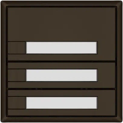 Pulsante KNX RGB EDIZIO.liv SNAPFIX® sensore temp.s.LED targ.3× com.1T ma 