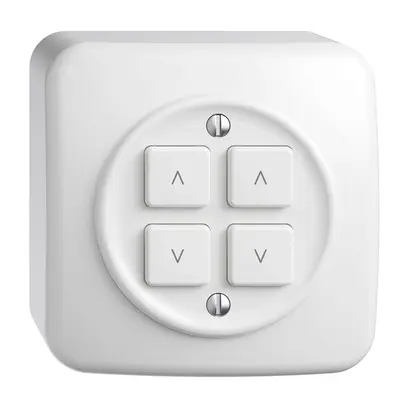 Interrupteur stores AP 2K/4T Sdue Wiser blanc 