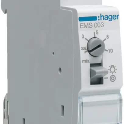 Timer per vano scala Hager elettronico 1 chiusura 16A 