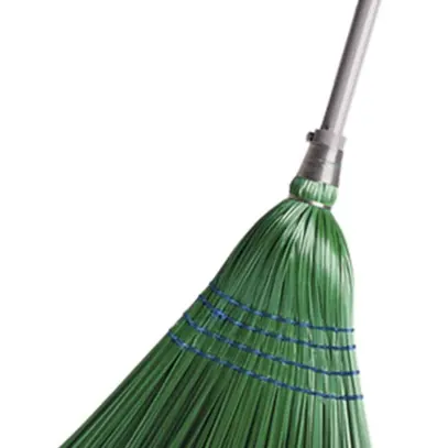 Balai Plica Classic avec manche en métal anthracite, balai synthétique 