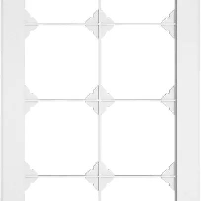 Intestazione INC EDIZIO.liv SNAPFIX® 4×2 per combinazioni a libera scelta bianco 