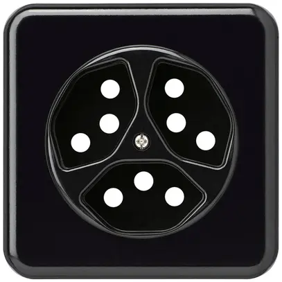 Kit frontal ENC basico 3×type 13 noir 86×86mm 