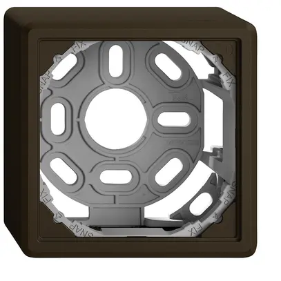 Intestazione AP EDIZIO.liv SNAPFIX® 1×1 per combinazioni a libera scelta marrone 