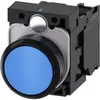 Drucktaster Siemens SIRIUS ACT Halter 1S blau Kunststoff 