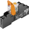 Accoppiatori relè RIDERSERIES RCI 24VDC LED verde 1C tas.prova 250VAC 16A PUSHIN 