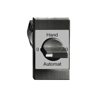 Interrupteur rotatif INC 0-Hand-0-Auto FH 2/1L noir avec manette 