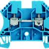 Borne de passage Weidmüller WDU connexion à vis 4mm² TS35 bleu 