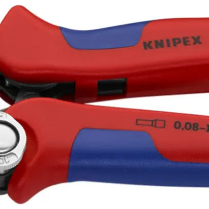 Crimpzange KNIPEX Selbsteinstellend für Aderendhülsen 180mm 