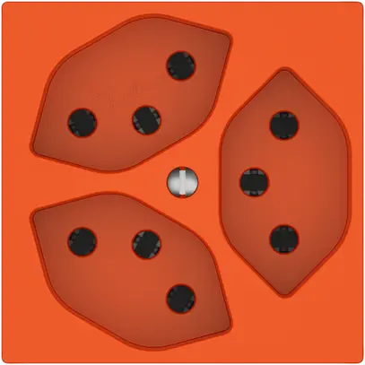 Prise EDIZIO.liv SNAPFIX® 3×T13 ora 