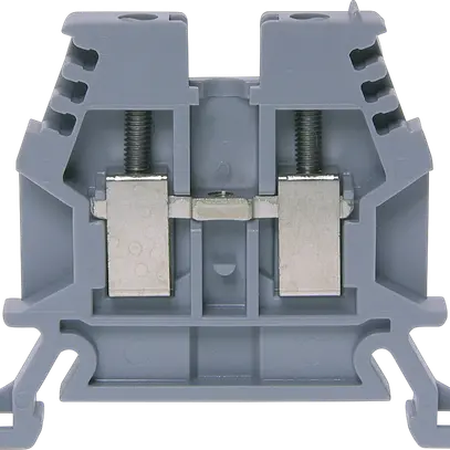 Borne de passage joignable WZ Ex 0.5…2.5mm² 24A 1000V vis 2×1 rail DIN 35mm gr 