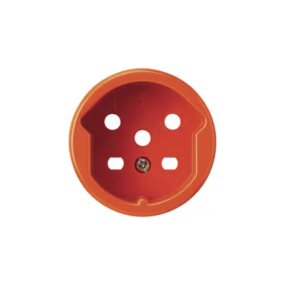 Kit frontale basico per presa tipo 15 con morsetti a innesto arancione 