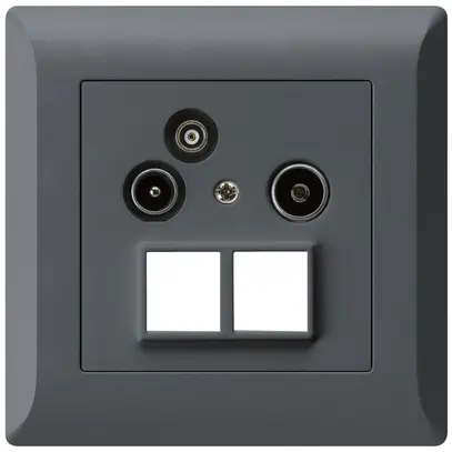 Presa antenna INC R/TV/dati HMS kallysto.line 19dB antracite 