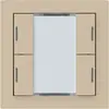 Poussoir ENC kallysto A KNX 4× LED RGB s/e-link beige 