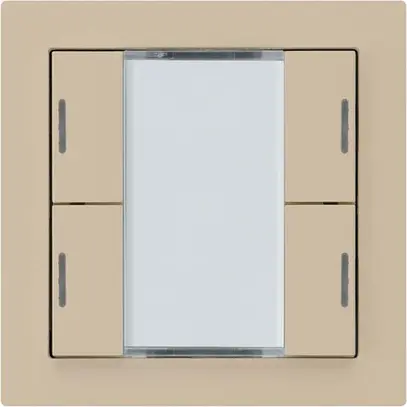 Poussoir ENC kallysto A KNX 4× LED RGB s/e-link beige 