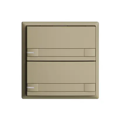 Pulsante KNX RGB EDUE, 250mW, c.LED RGB, carta, 2×pulsante, com.2×tasti, sa 