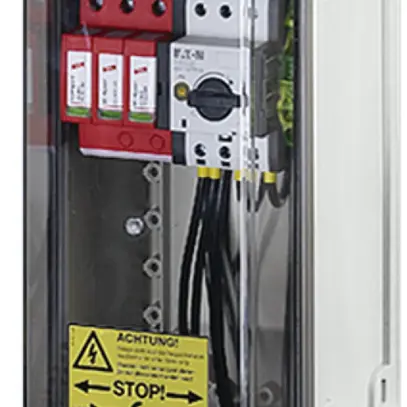 Coffret PV ENYSUN Mi PV 2121 a.fiche MC4 1×anti-surtensions+interrupteur réseau 