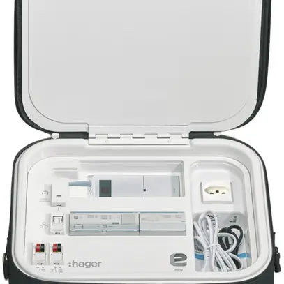 Strumento di messa in servizio Hager easy con IoT & domovea basic 