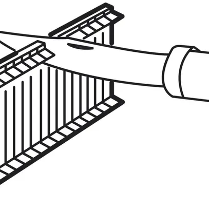 Opturateur Legrand pour LEXIC 18 modules blanc 