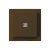 Pulsante luminoso INC kallysto ARK 2L marrone 