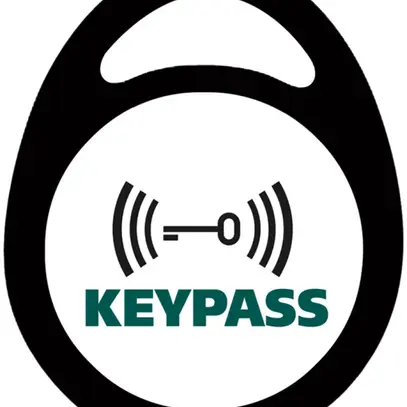 Transponder porta-chiavi Hager nero, 3 pezzi 