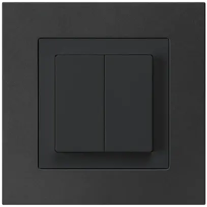 Poussoir ENC kallysto.pro 2×A-R/1P noir 