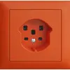 Prise INC EDIZIOdue T25 16A orange, bornes à vis 