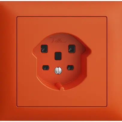 Prise INC EDIZIOdue T25 16A orange, bornes à vis 