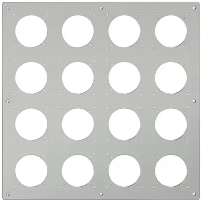 Piastra di montaggio ELEMENT SNAPFIX® 4×4 orizzontale e verticale 425×425mm all 