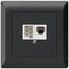 Scatola INC kallysto.line 1×RJ45u+1×TT83 nero 