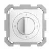 UP-Drehschalter EDIZIOdue 2/3P weiss, mit Drehgriff 