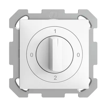Interrupteur rotatif ENC EDIZIOdue 2/3P blanc, a. manette 