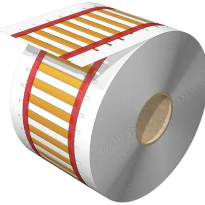 Marcatore di conduttore Weidmüller MultiMark HS p.Ø1…3.2mm 50.8×5.6mm giallo 