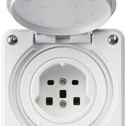 Prise ENC robusto type 25 blanc 