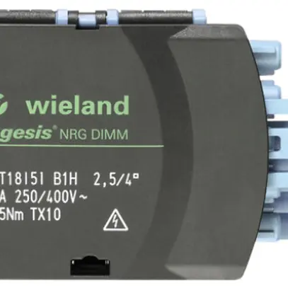 Adattatore cavo piatto Wieland gesis NRG GST18i5i B1H SW, nero 